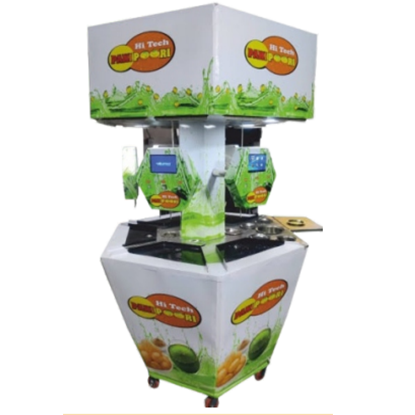 5 Nozzle 3 flavor Automatic panipuri machine