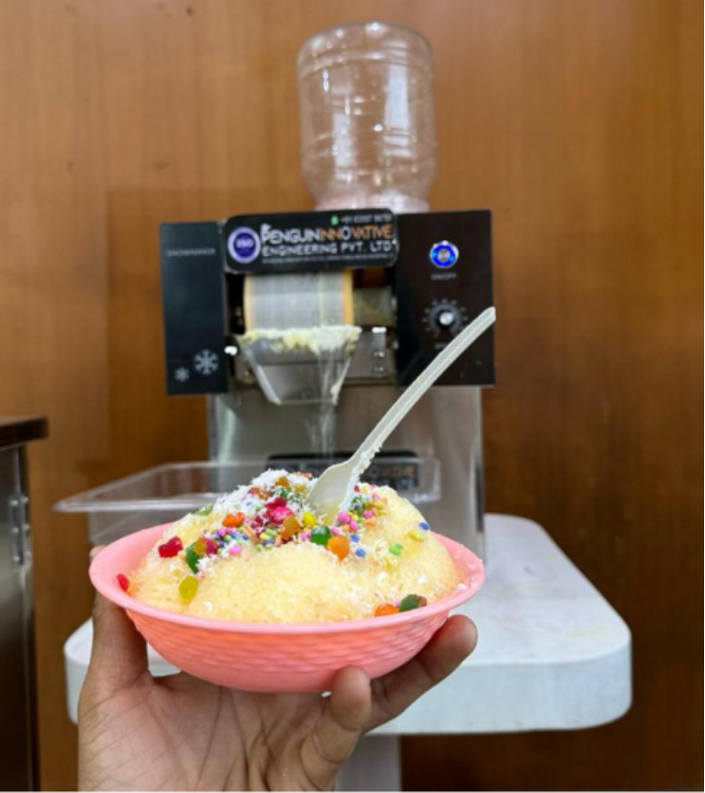 Snow Ice Flake Rapid Machine